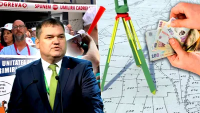 În ziua în care sistemul sanitar intra în grevă generală, se majorau pe ascuns salariile celor din Ministerul Dezvoltării, cu atribuţii pe urbanism