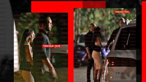 S-a combinat cu o "păpușică"! Tristan Tate a uitat de coșmarul trăit în arest și se bucură din plin de gustul libertății