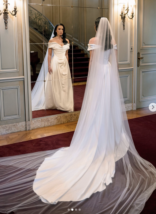 Demi Lovato și Jutes s-au căsătorit! Primele imagini cu artista în rochie de mireasă