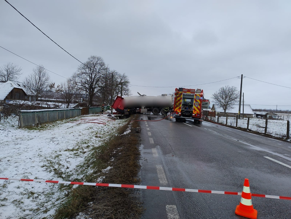 Accidentul cumplit de pe E85 / Foto: ISU Suceava