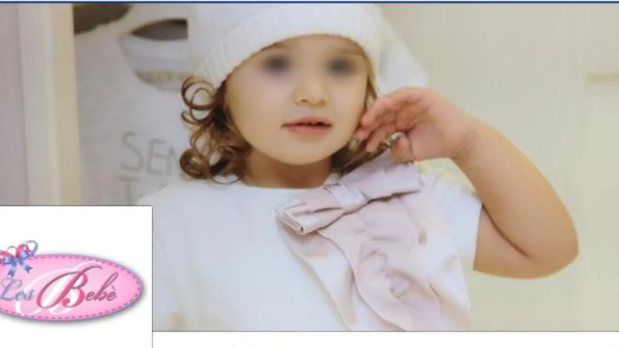 Fetita Antoniei, vedeta in Italia! Vezi cum a ajuns Maya imaginea unui magazin de hainute pentru copii de langa Napoli!