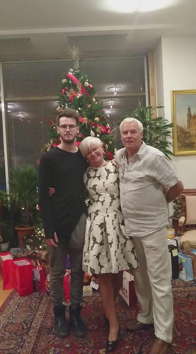 Monica Tatoiu, alături de soțul și fiul ei