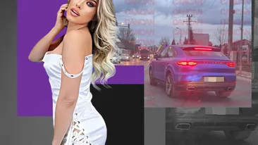 Amna a ”comis-o” grav! CANCAN.RO are imaginile cu ”fenta” care o poate costa permisul