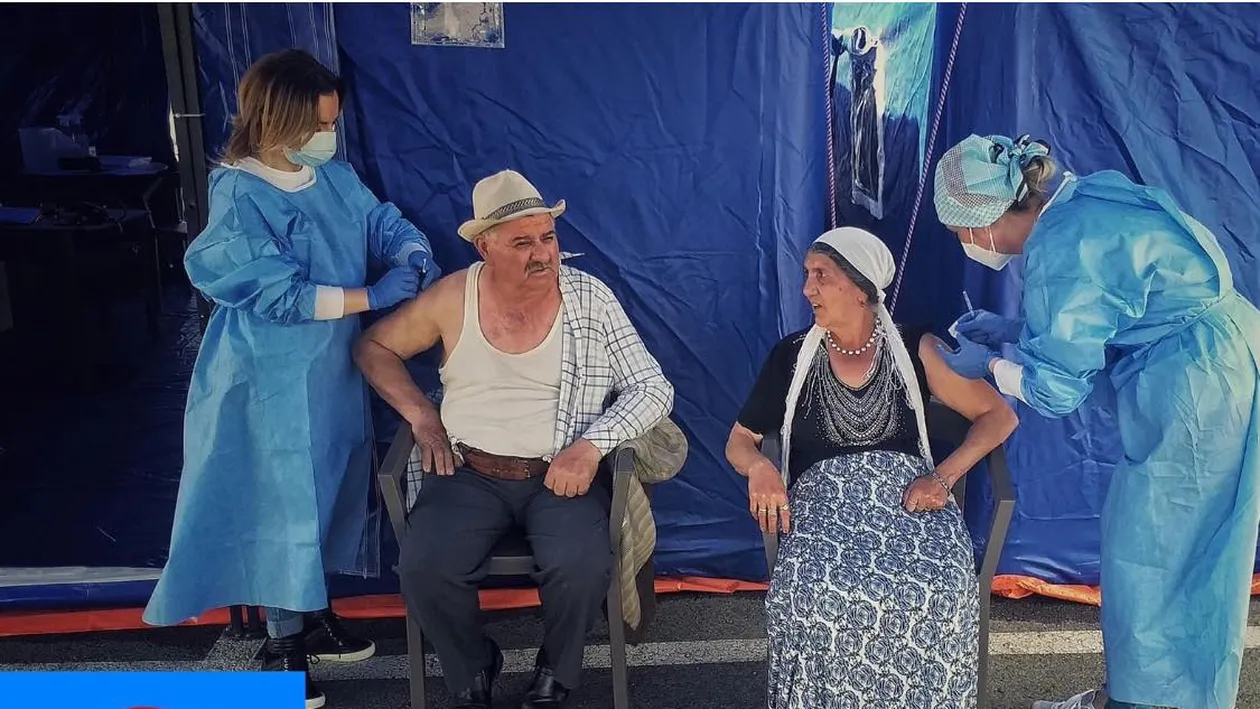 Inedit. Nea Tacu din Râmnicu Vâlcea, primul Bulibașă vaccinat împotriva COVID-19