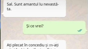 BANCUL DE LUNI | „Salut, sunt amantul nevestei tale!”