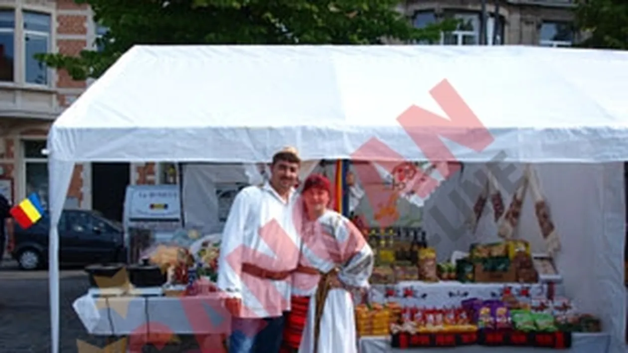 Vand sarmale pe strada la Bruxelles