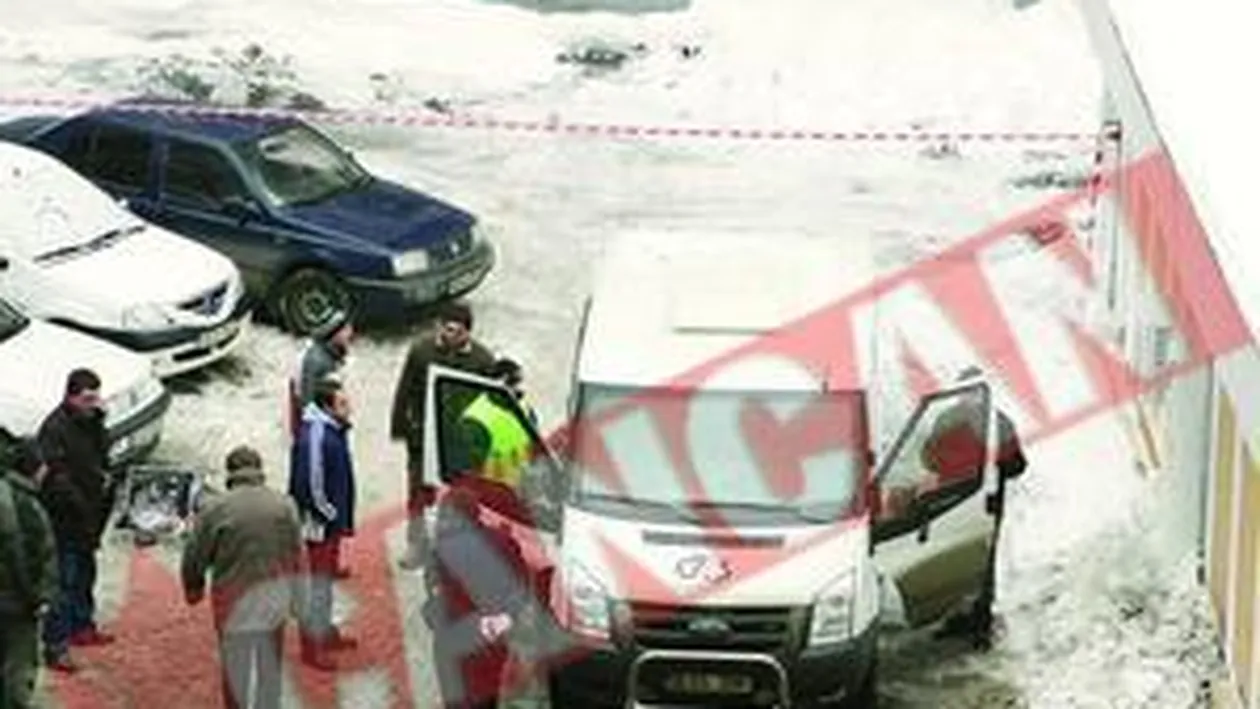 Soferul unei masini de valori, impuscat langa Guvern