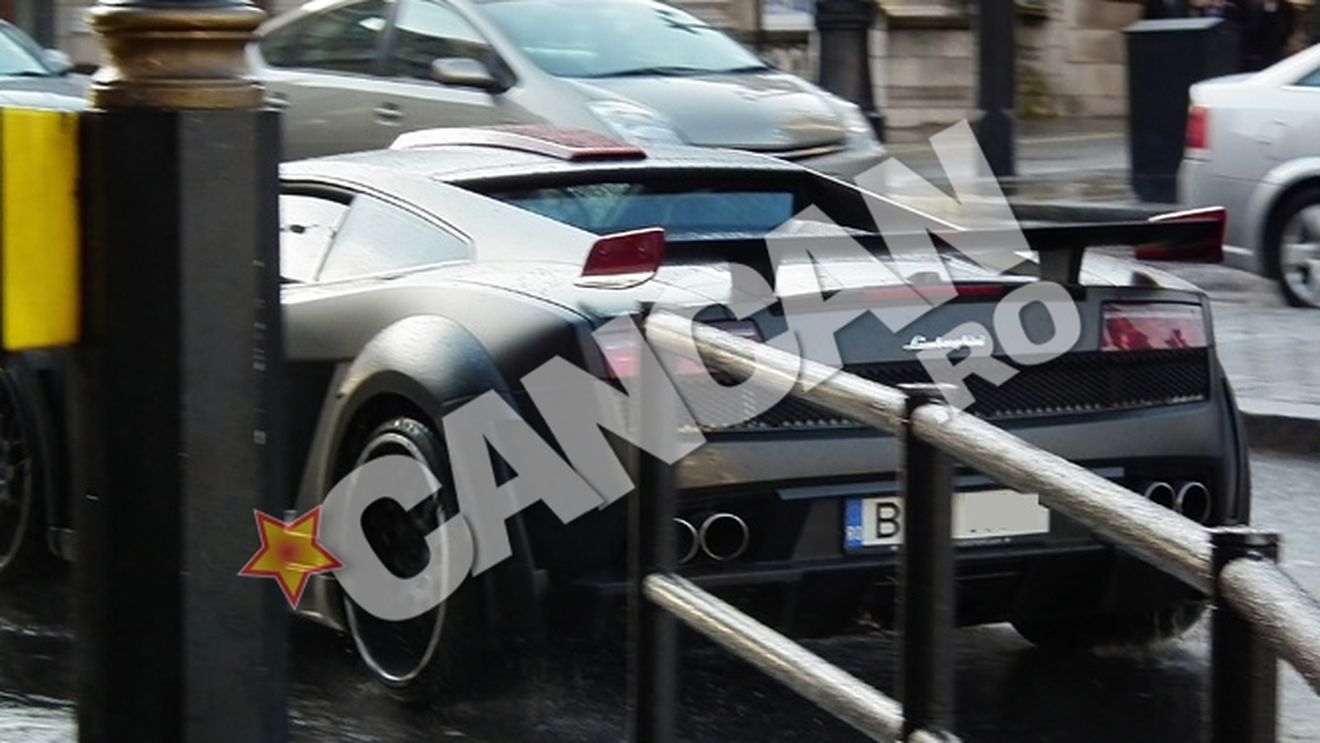 Crestin e "apostol" MONDIAL! Si-a plimbat Lamborghini-ul din Romania pana la Londra! Uite aici imagini cu el surprinse de britanici!