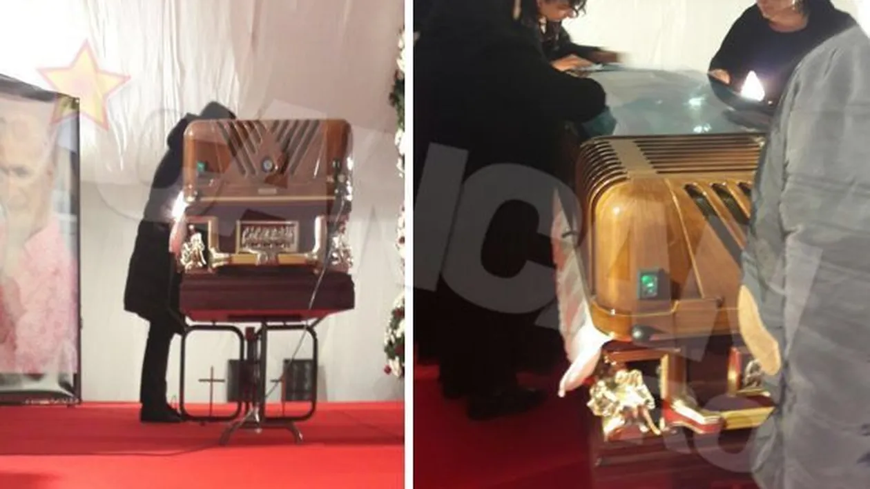 Înmormântat ca un faraon! FANE SPOITORU a fost depus într-un sicriu de 7.000 de euro!

