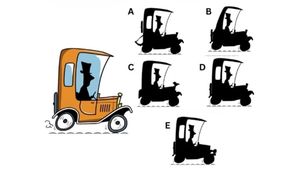 Test de inteligență | Care este umbra corectă a mașinii de epocă din imagine?
