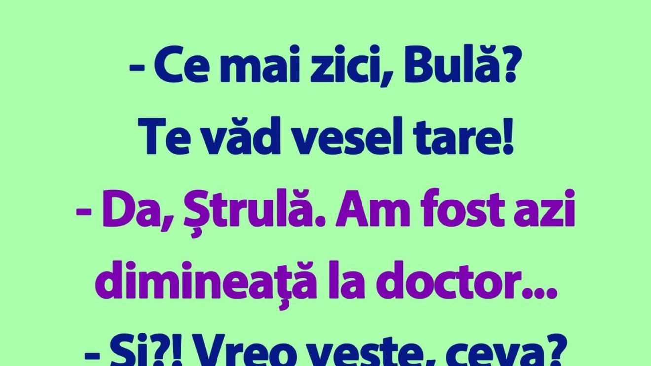 BANC | Bulă, doctorul și paharul de vin