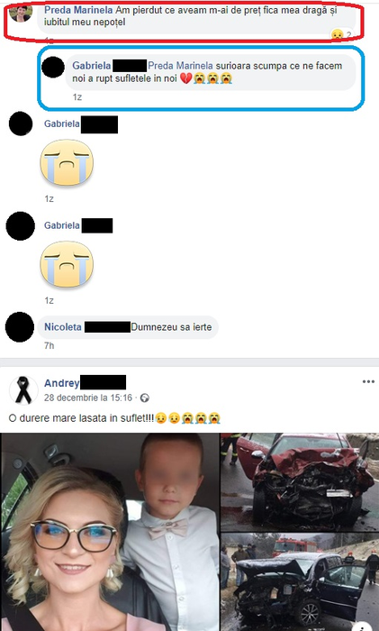 Durere fără margini! Mesajul postat de mama Cristinei Ciurcanu, tânăra moartă împreună cu băiețelul ei într-un accident violent