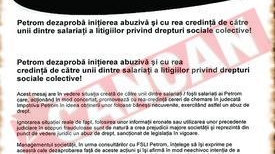 Petrom sta pe un butoi cu pulbere