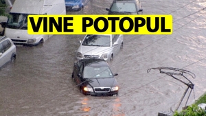 Vine potopul în România! ANM anunță 11 ore de fenomene meteorologice extreme