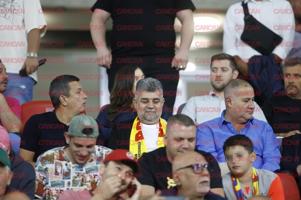 Marcel Ciolacu, în tribune la meciul FCSB - LASK Linz
