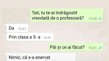 BANC | Tati, tu te-ai îndrăgostit vreodată de o profesoară?