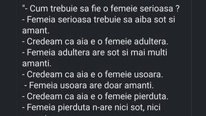 BANCUL ZILEI | De câte tipuri sunt femeile, de fapt