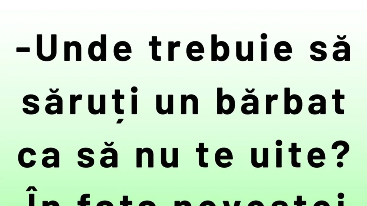 BANC | Unde trebuie să săruți un bărbat ca să nu te uite niciodată?