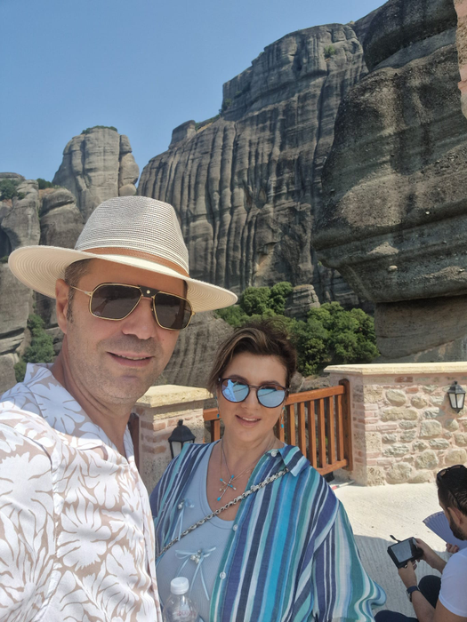 Mihaela Borcea si Sorin Rap petrec luna de miere în Grecia