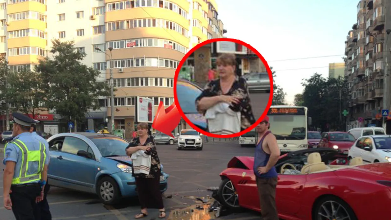 Prima reactie a soferitei implicate in accident! M-am lovit cu Minune si m-a lasat cu sanii pe afara!