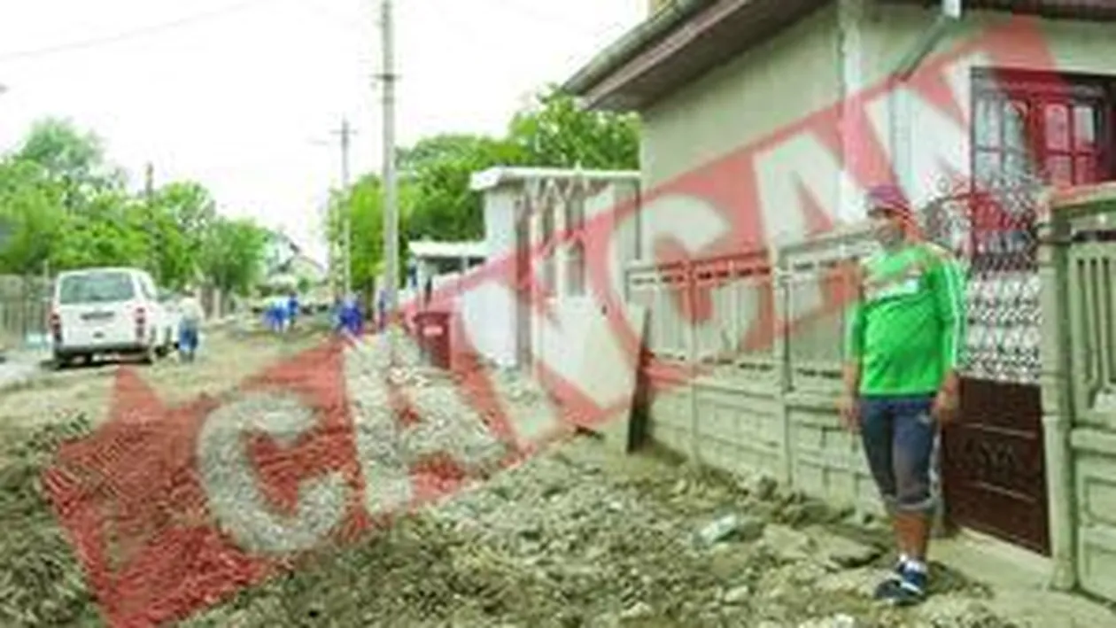 Lene mare pe strada Harniciei din Capitala