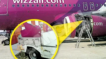 Avion Wizz-Air intors la sol dupa 15 minute de la decolare. S-a rupt capota motorului in zbor