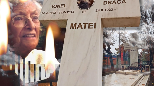 Primele imagini cu locul în care va fi înmormântată Draga Olteanu Matei