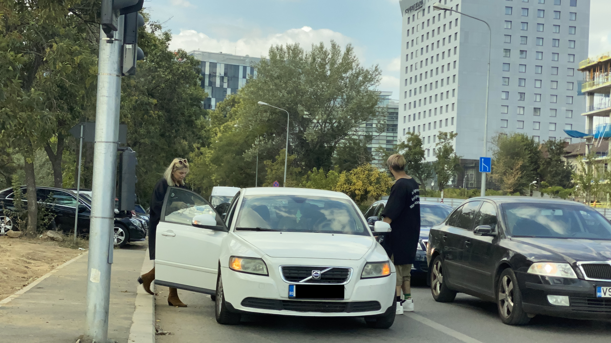 După ce au constatat problema, Cristina Cioran și iubitul au plecat în trombă