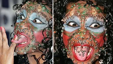 Cand piercing-ul a devenit obesie! Vezi cum arata cei mai ciudati oameni din lume!