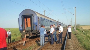 Patru trenuri oprite în Timiș, după ce o linie de contact s-a rupt