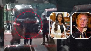 Primele imagini cu altercația dintre Valentina Aldea și Oana Ungureanu! Senatoarea POT și soția s-au încăierat în parcare