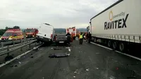 Accident violent pe A1: 4 morţi şi 3 răniţi, după ce o maşină a ajuns pe contrasens