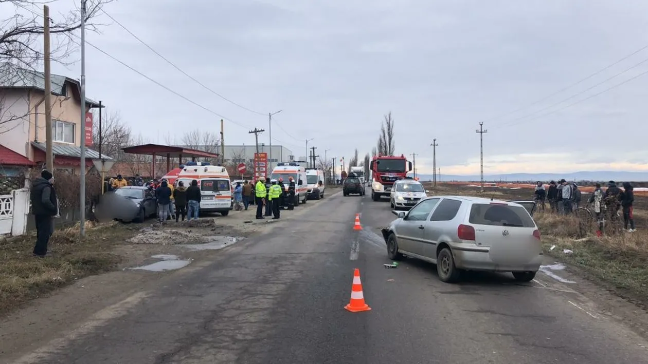 Accident grav la intrare Ciorani dinspre Albești! Un copil de doi ani este în stare gravă