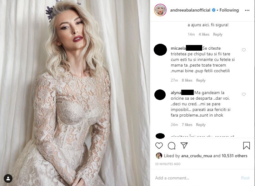 Acum totul e oficial! Andreea Bălan, primele declarații despre divorț: “Sunt momente delicate”. Ce a spus despre George Burcea