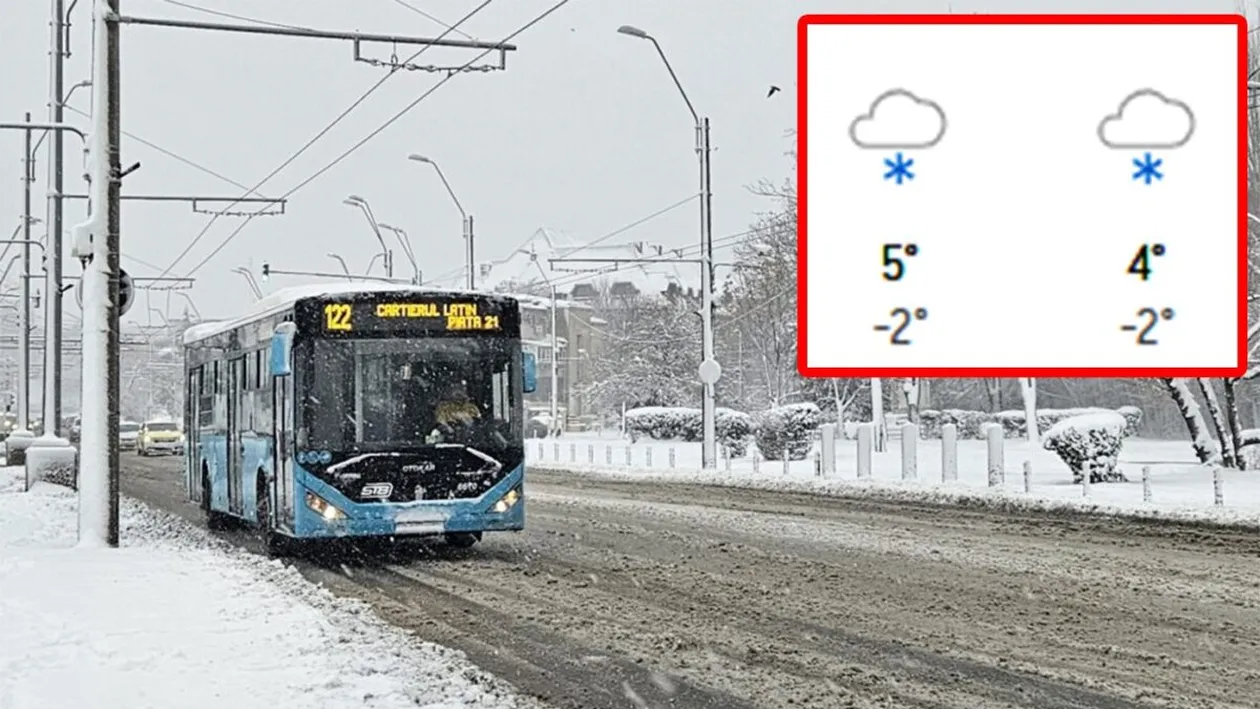 Vin ninsorile în București. În care alte orașe va ninge, potrivit meteorologilor Accuweather