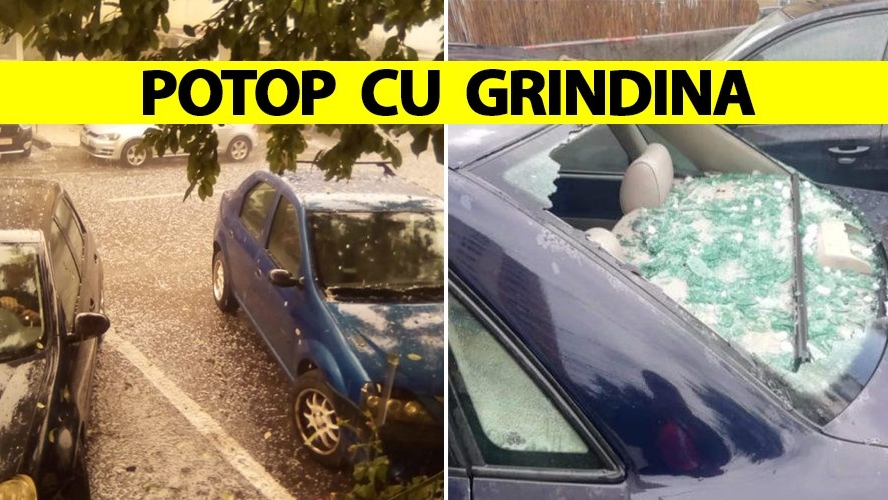 ANM, avertizare emisă luni dimineață. Potop cu grindină în România