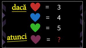 Test IQ doar pentru genii | Cât este inimioara mov?