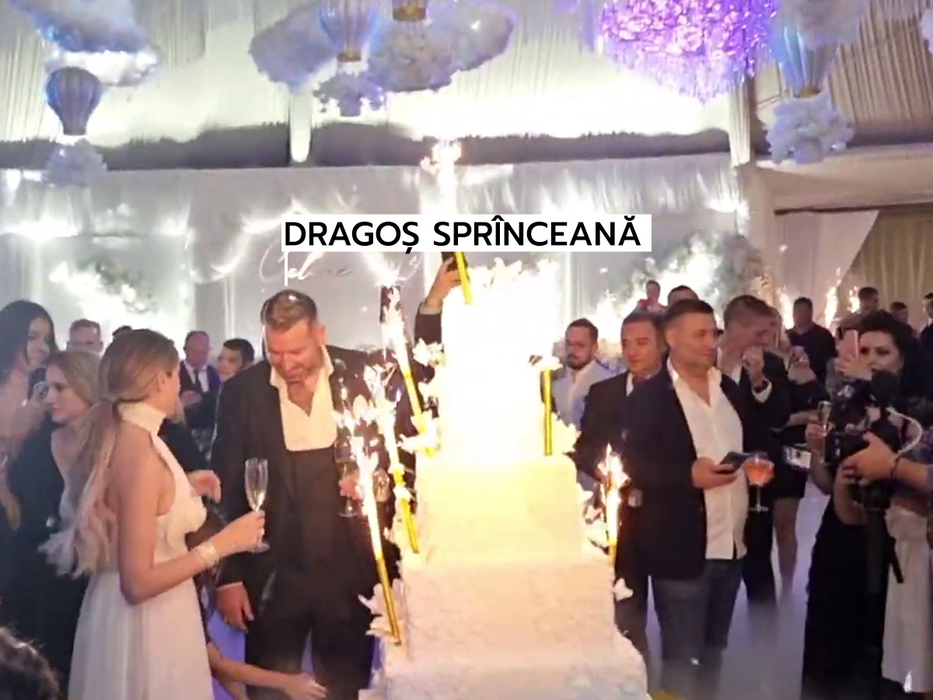 Dragoș Sprînceană, într-o formă de zile mari la botez (SURSA FOTO: CANCAN.RO)