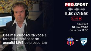 Ilie Dobre comentează LIVE pe ProSport.ro meciul Steaua - F.C. Voluntari, sâmbătă, 16 mai 2026, de la ora 11:00