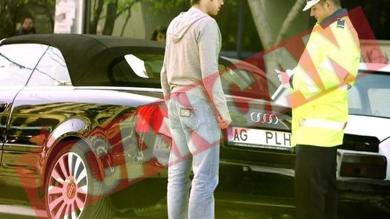 Pulhac l-a indulcit pe politistul care l-a oprit din trafic