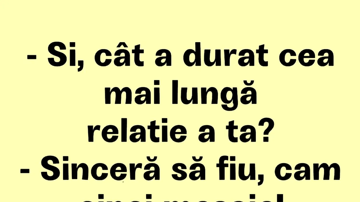 BANC | Cea mai lungă relație