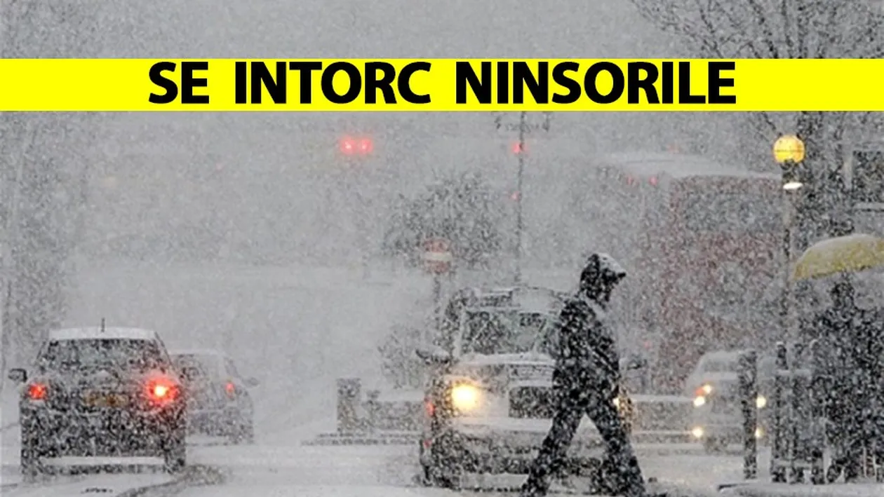 ANM a modificat prognoza. Se întorc ninsorile în România. Pe ce dată revine iarna