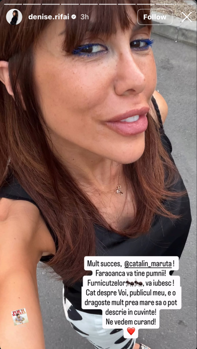 Ce va face Denise Rifai, după ce a fost înlocuită de Cătălin Măruță la Furnicuțele. Rămâne sau nu la Antena 1?