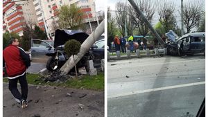 Grav accident în Capitală. Patru persoane au fost rănite, după ce două mașini s-au ciocnit