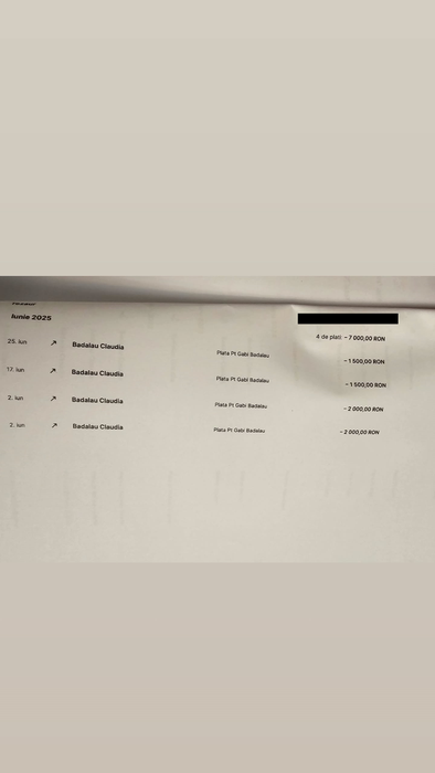 După acuzațiile Claudiei Pătrășcanu, Gabi Bădălău vine cu dovezi! A făcut publice toate plățile: ”Las documentele să vorbească”