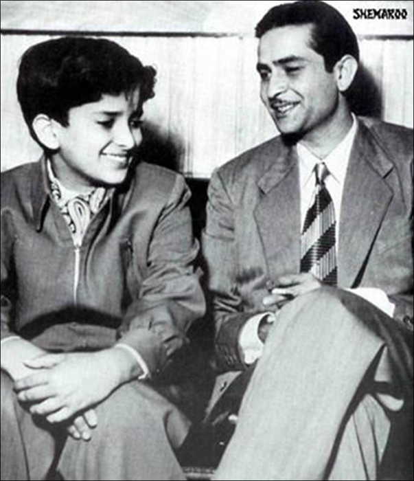 Shashi Kapoor şi Raj Kapoor