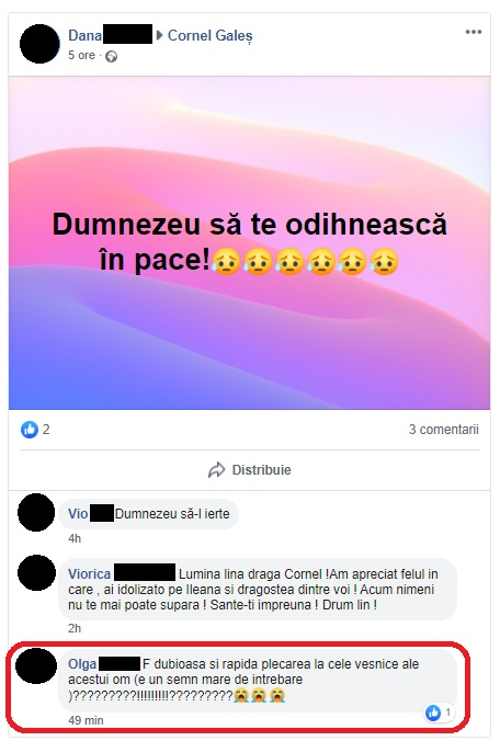 Răsturnare de situație! Cornel Galeș NU a murit? Anunțul făcut în urmă cu puțin timp