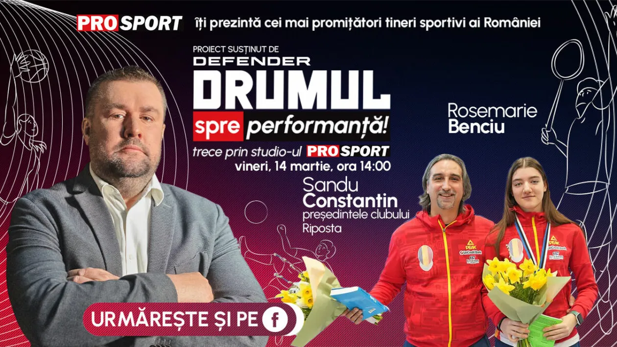 Emisiunea „Drumul spre performanță”, azi la ora 14.00. Cine este viitorul în scrima românească