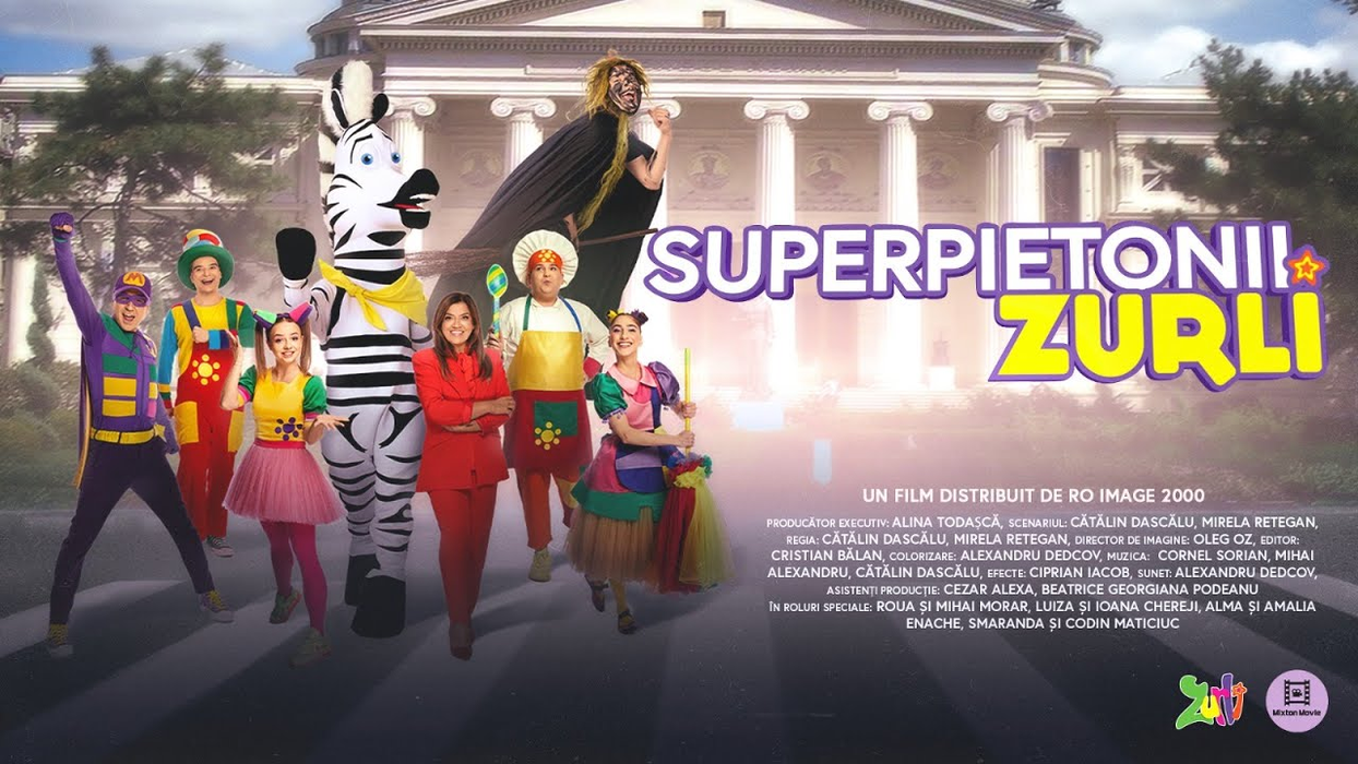 Roua, mezina familiei Morar a jucat în filmul Super Pietonii al celebrei Gașcă Zurli
