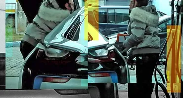 Are BMW de 100.000 € și alimentează cu carburant de 200 de lei! Larisa Iordache o „arde” românește!